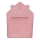 Lionelo - Serviette de bain pour enfant avec capuche MUSLIN HOODED TOWEL Pink Baby