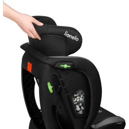 Lionelo - Siège auto AART i-Size 40-150 cm noir/gris