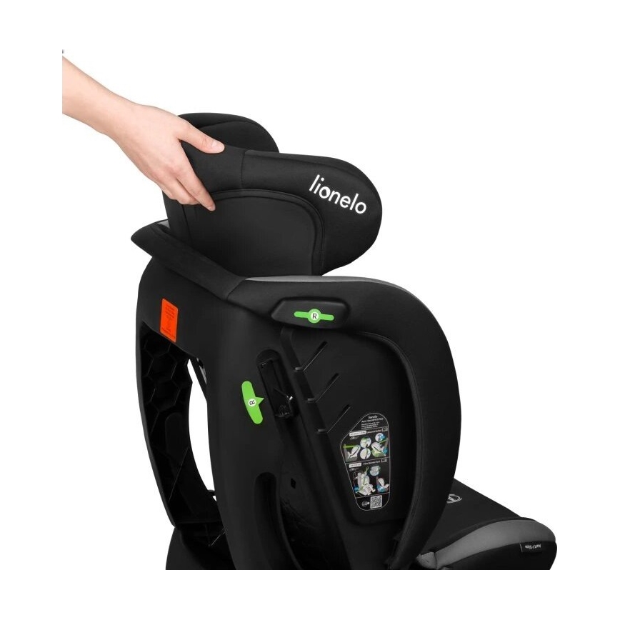 Lionelo - Siège auto AART i-Size 40-150 cm noir/gris