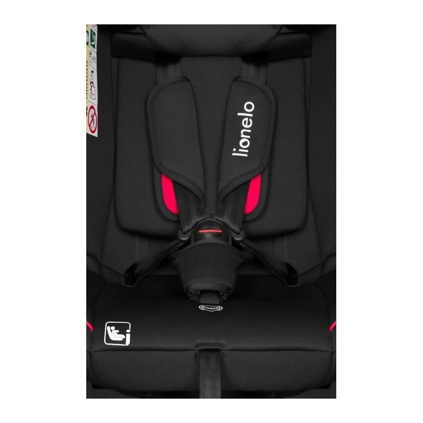 Lionelo - Siège auto AART i-Size 40-150 cm noir/rouge