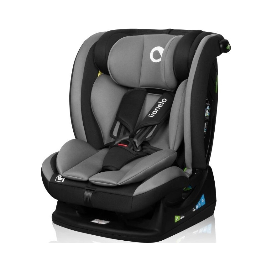 Lionelo - Siège auto AART i-Taille 40-150 cm noir/gris