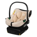 Lionelo - Siège-auto ASTRID SET i-Size avec base, 40–87 cm, beige sable