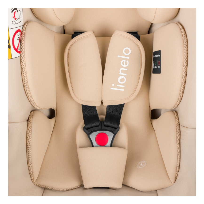 Lionelo - Siège-auto ASTRID SET i-Size avec base, 40–87 cm, beige sable