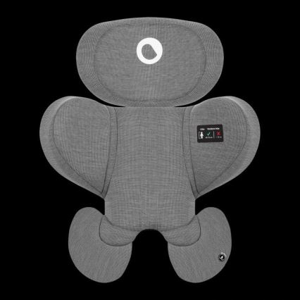 Lionelo - Siège auto avec base pivotante HARMONY i-Size 40-150 cm noir/gris