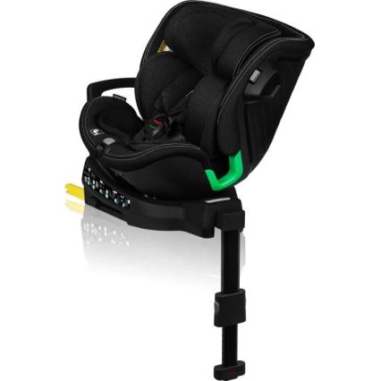 Lionelo - Siège auto avec base pivotante HARMONY i-Size 40-150 cm noir