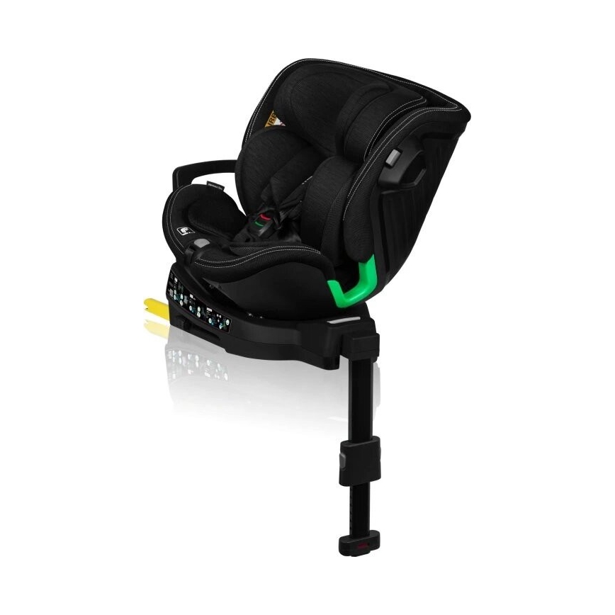 Lionelo - Siège auto avec base pivotante HARMONY i-Size 40-150 cm noir