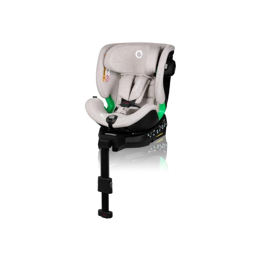 Lionelo - Siège auto avec base pivotante HARMONY i-Taille 40-150 cm beige