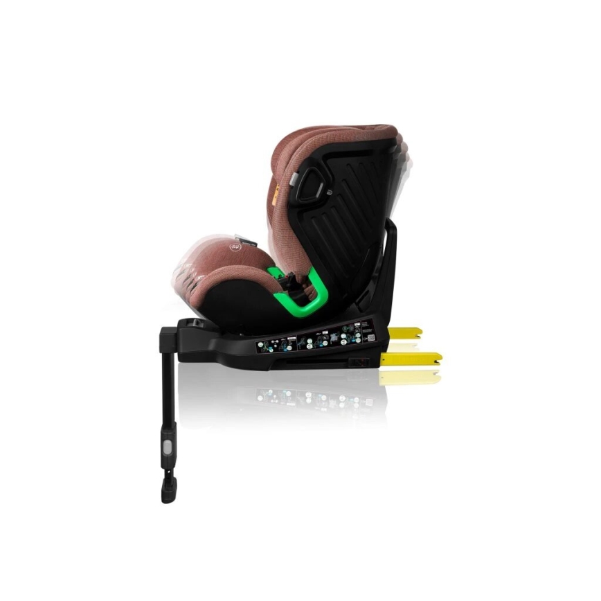 Lionelo - Siège auto avec base pivotante HARMONY i-Taille 40-150 cm brique