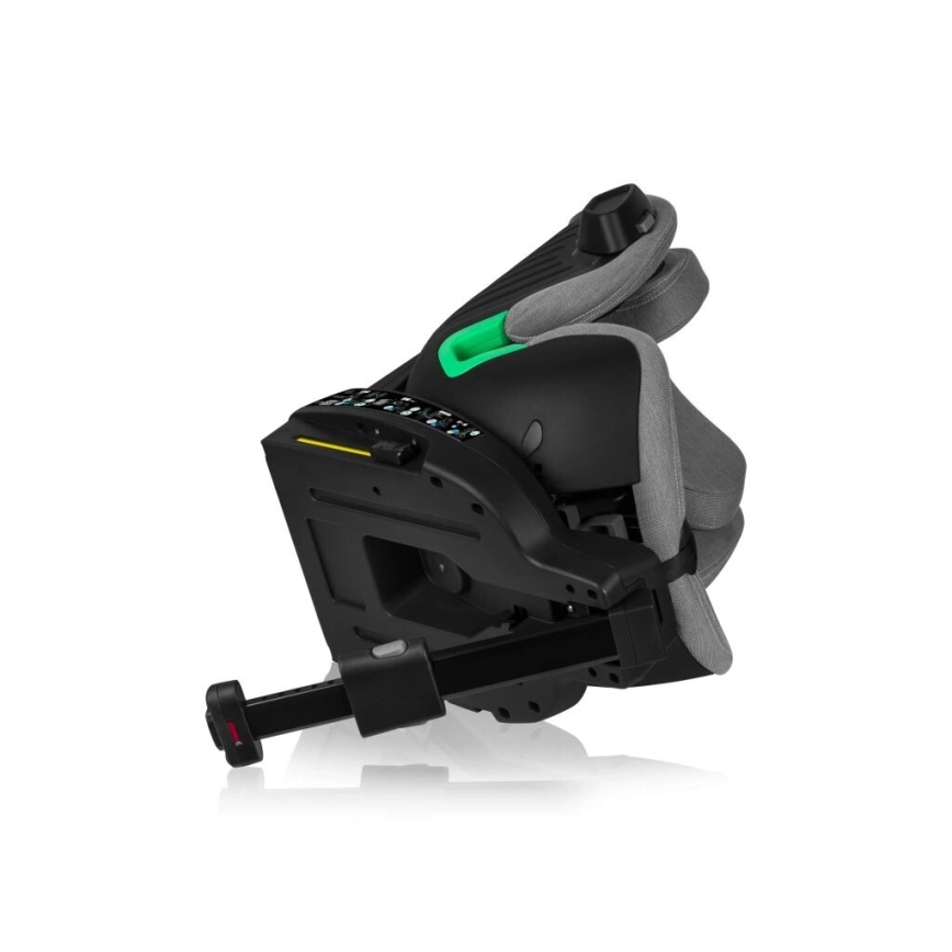 Lionelo - Siège auto avec base pivotante HARMONY i-Taille 40-150 cm noir/gris