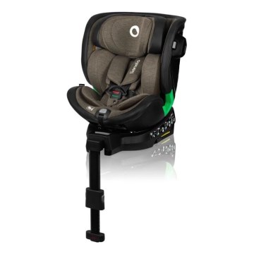 Lionelo - Siège auto avec base pivotante HARMONY i- Taille 40-150 cm noir/olive
