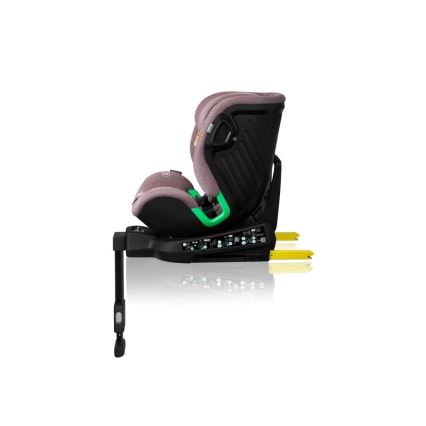 Lionelo - Siège auto avec base pivotante HARMONY i-Taille 40-150 cm rose