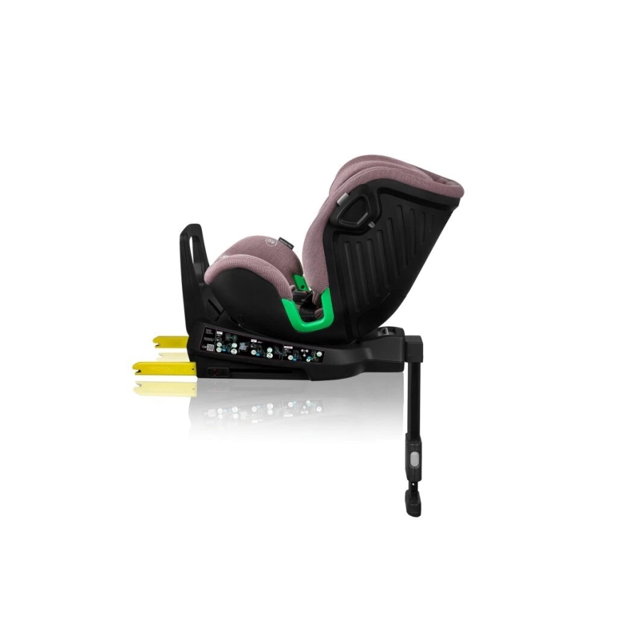 Lionelo - Siège auto avec base pivotante HARMONY i-Taille 40-150 cm rose