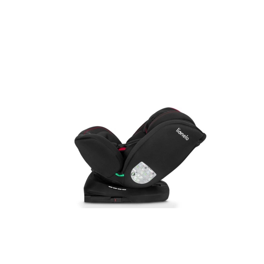 Lionelo - Siège auto BASTIAAN i-Size 40-150 cm noir/rouge