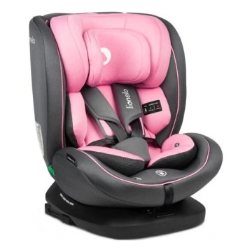 Lionelo - Siège auto BASTIAAN i-Taille 40-150 cm gris/rose