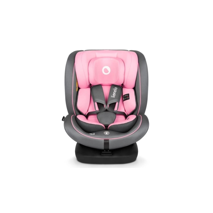 Lionelo - Siège auto BASTIAAN i-Taille 40-150 cm gris/rose