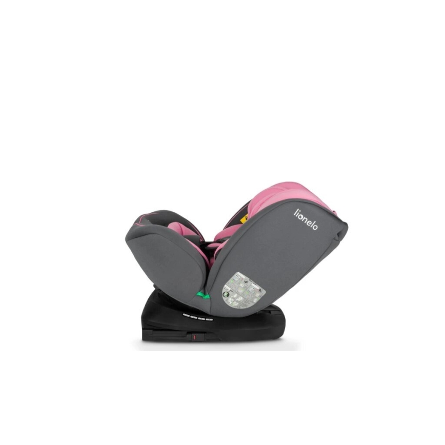 Lionelo - Siège auto BASTIAAN i-Taille 40-150 cm gris/rose
