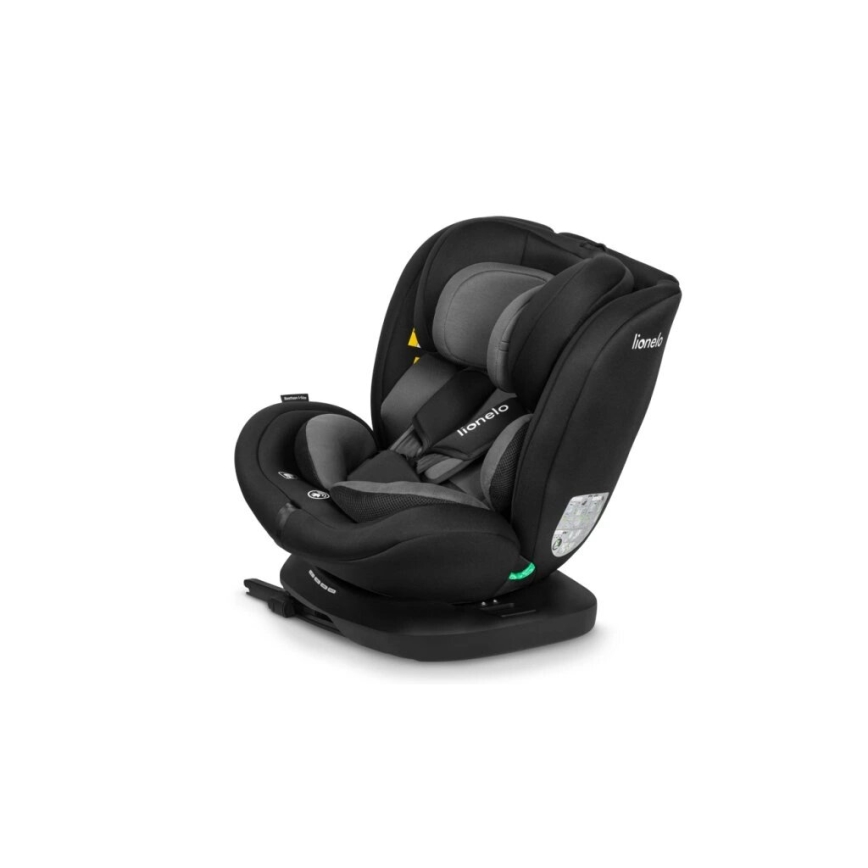 Lionelo - Siège auto BASTIAAN i-Taille 40-150 cm noir/gris