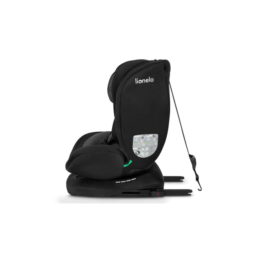 Lionelo - Siège auto BASTIAAN i-Taille 40-150 cm noir/gris