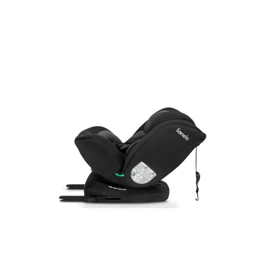 Lionelo - Siège auto BASTIAAN i-Taille 40-150 cm noir/gris
