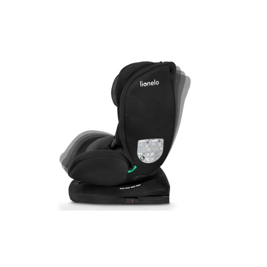 Lionelo - Siège auto BASTIAAN i-Taille 40-150 cm noir/gris