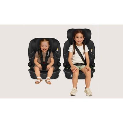 Lionelo - Siège auto BILLY i-Size 76-150 cm Noir Carbone