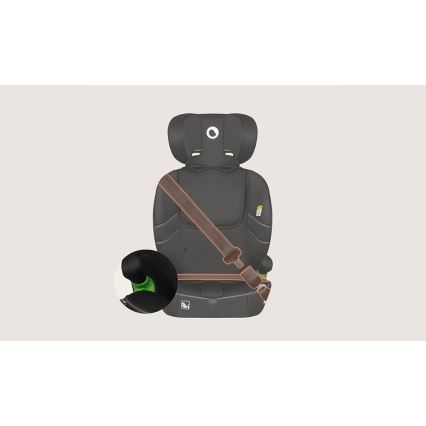 Lionelo - Siège auto BILLY i-Size 76-150 cm Noir Carbone
