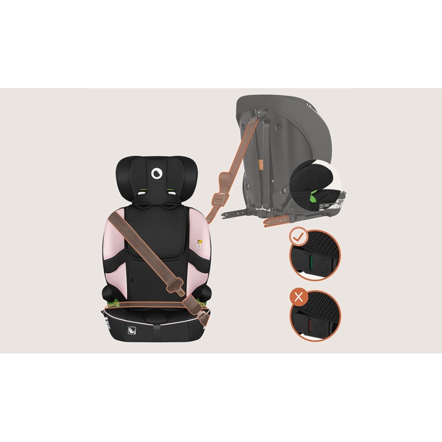 Lionelo - Siège-auto BILLY i-Size 76-150 cm Rose Baby