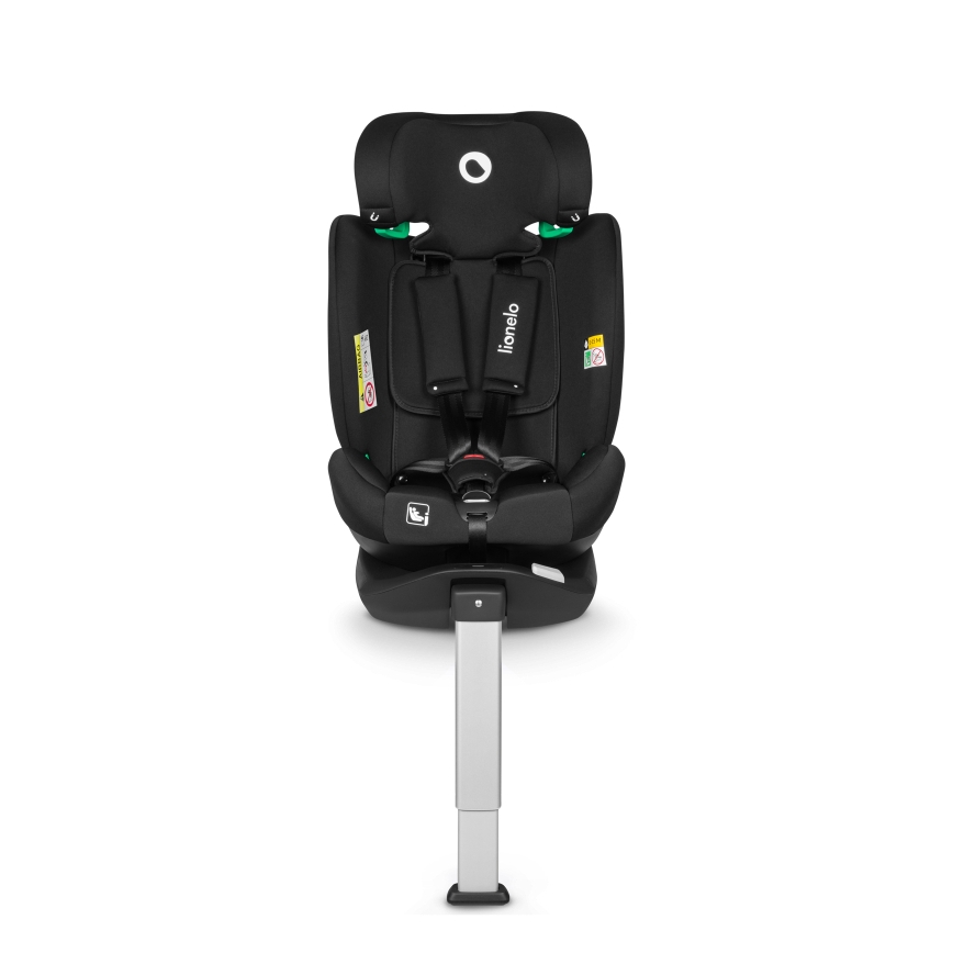 Lionelo - Siège-auto BRAAM i-Size pivotant avec base, 40-150 cm, Noir Carbone