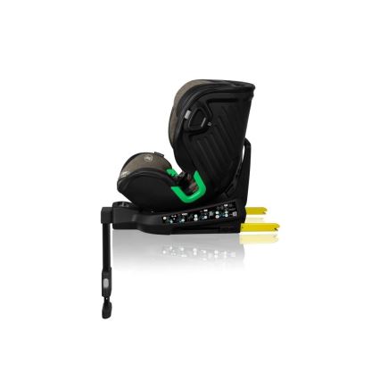 Lionelo - Siège auto HARMONY i-Size 40-150 cm avec base pivotante noir/olive