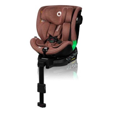 Lionelo - Siège-auto HARMONY i-Size avec base pivotante 40-150 cm, coloris brique