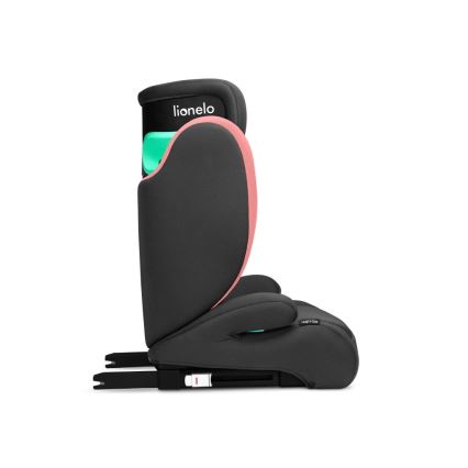 Lionelo - Siège auto HUGO i-Size 100-150 cm noir/rose