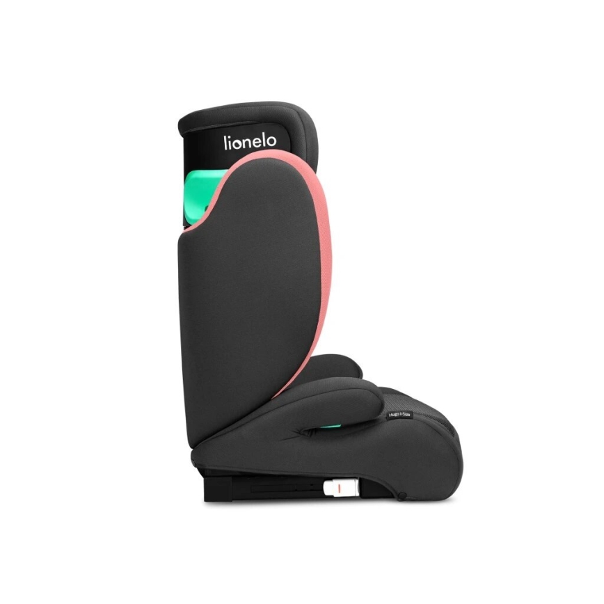 Lionelo - Siège auto HUGO i-Taille 100-150 cm noir/rose