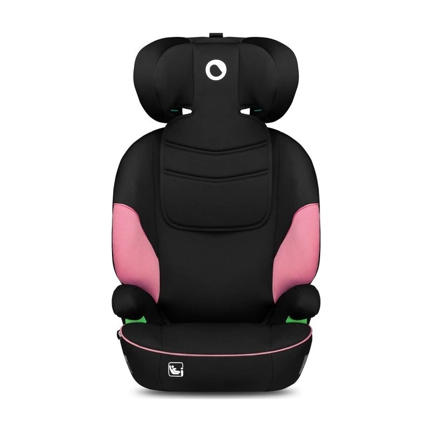 Lionelo - Siège auto LARS i-Size 100-150 cm noir/rose