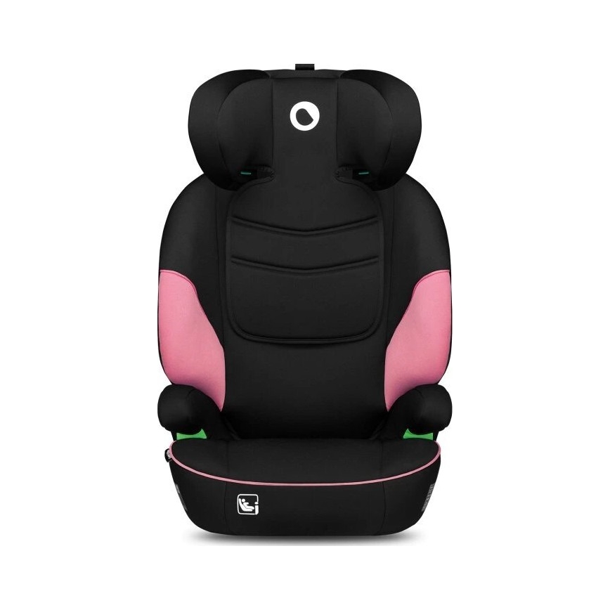 Lionelo - Siège auto LARS i-Taille 100-150 cm noir/rose