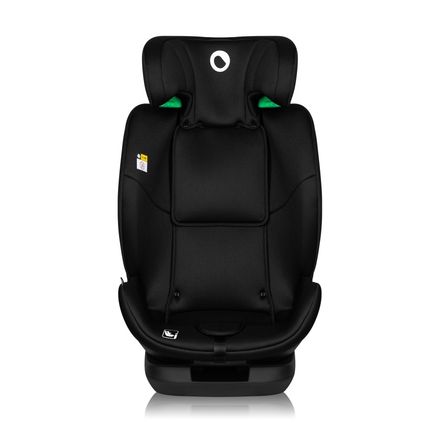 Lionelo - Siège auto LAVENDER i-Size avec base pivotante, 76–150 cm, Noir Carbone