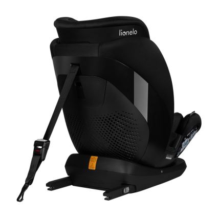 Lionelo - Siège auto LAVENDER i-Size avec base pivotante, 76–150 cm, Noir Carbone