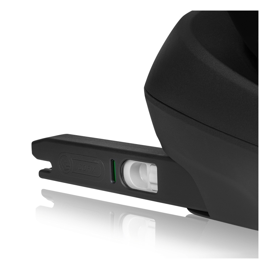 Lionelo - Siège auto LAVENDER i-Size avec base pivotante, 76–150 cm, Noir Carbone