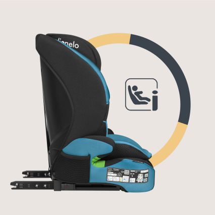 Lionelo - Siège auto LEVI FIX i-Size 76-150 cm Bleu cobalt