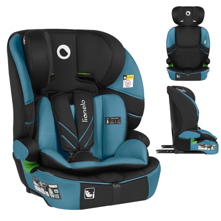 Lionelo - Siège auto LEVI FIX i-Size 76-150 cm Bleu cobalt