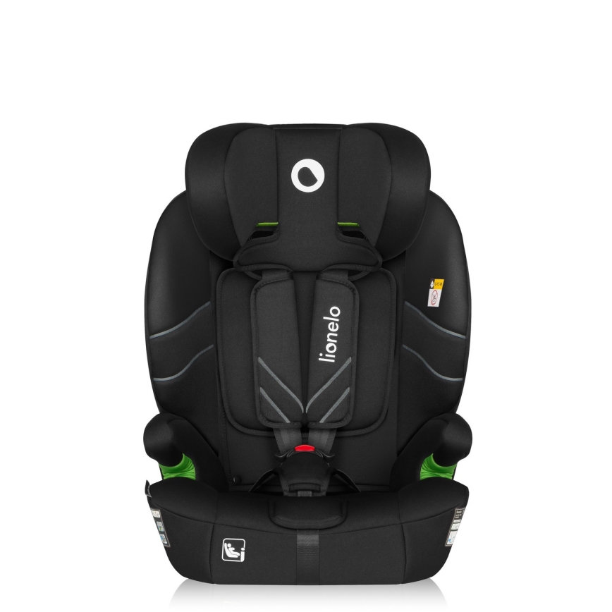 Lionelo - Siège auto LEVI FIX i-Size 76-150 cm Noir Carbone