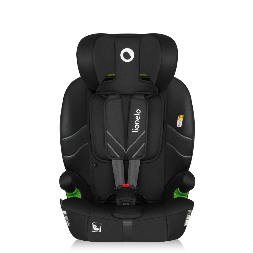 Lionelo - Siège auto LEVI FIX i-Size 76-150 cm Noir Carbone