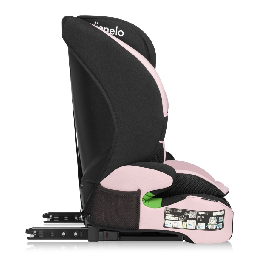 Lionelo - Siège auto LEVI FIX i-Size 76-150 cm Rose Bébé