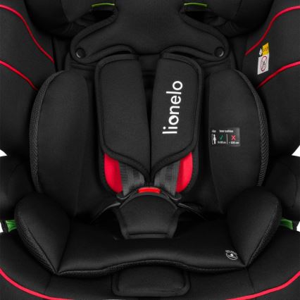 Lionelo - Siège auto LEVI i-Size 76-150 cm Noir Sportif