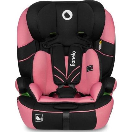 Lionelo - Siège auto LEVI ONE i-Taille 76-150 cm noir/rose