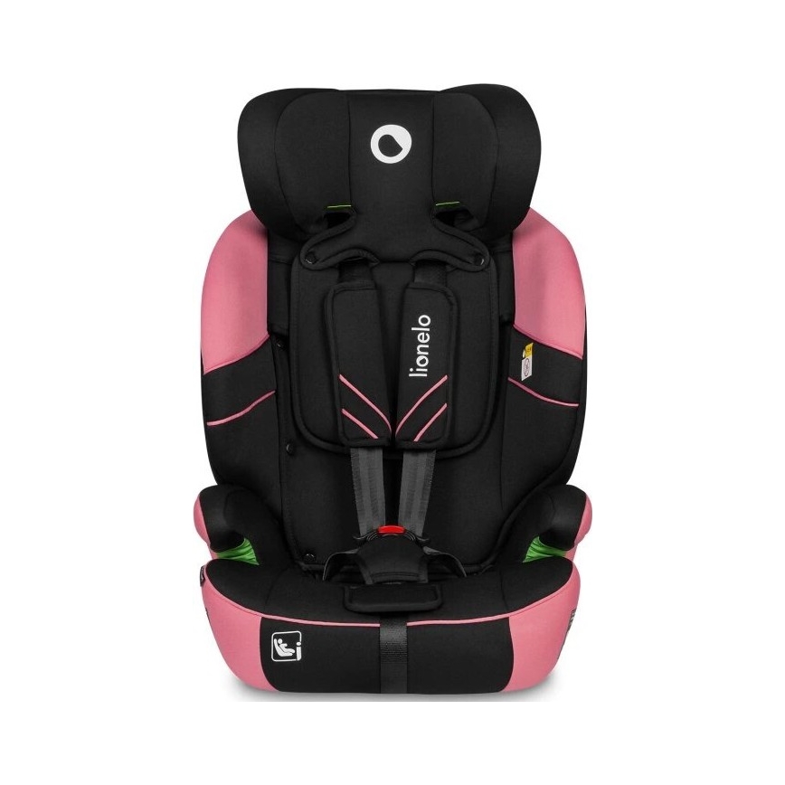 Lionelo - Siège auto LEVI ONE i-Taille 76-150 cm noir/rose