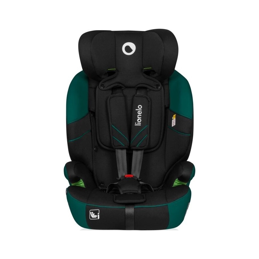 Lionelo - Siège auto LEVI ONE i-Taille 76-150 cm noir/vert