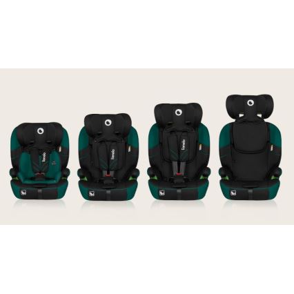 Lionelo - Siège auto LEVI ONE i-Taille 76-150 cm noir/vert
