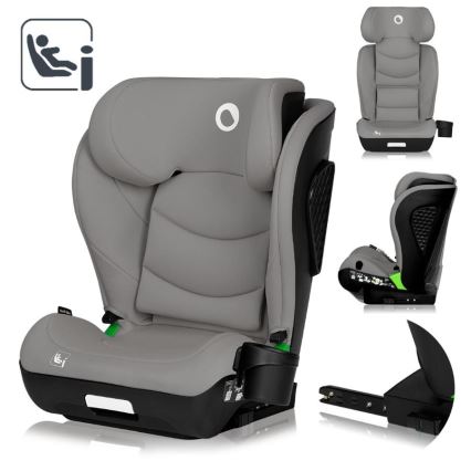 Lionelo - Siège auto NEAL i-Size 100-150 cm Gris Béton
