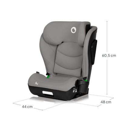 Lionelo - Siège auto NEAL i-Size 100-150 cm Gris Béton