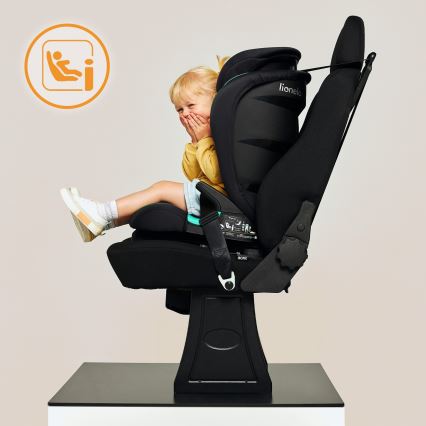 Lionelo - Siège auto NEAL i-Size 100-150 cm Noir Onyx